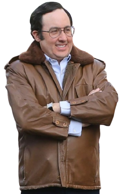 P J Byrne I Play Rocky Brown Leather Jacket - Image 2